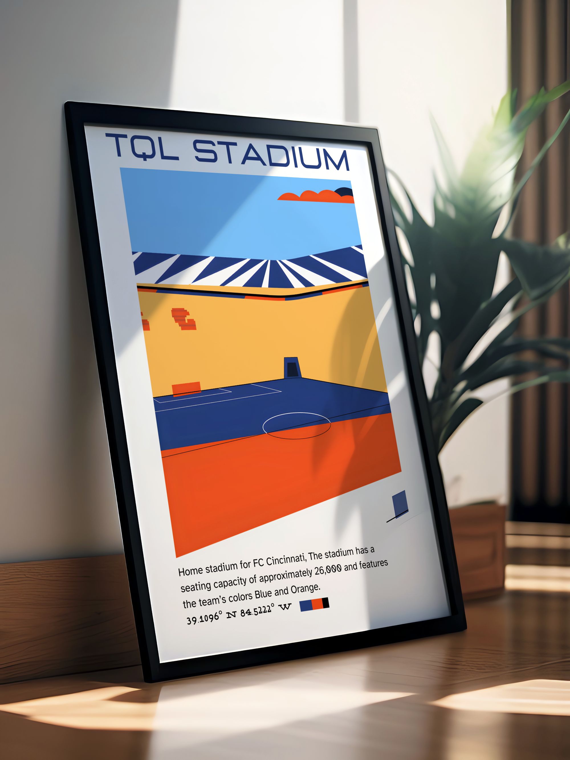 TQL Stadium   Art - FC Cincinnati   Travel Posters - TQL Stadium Perfect Wall Decor-2