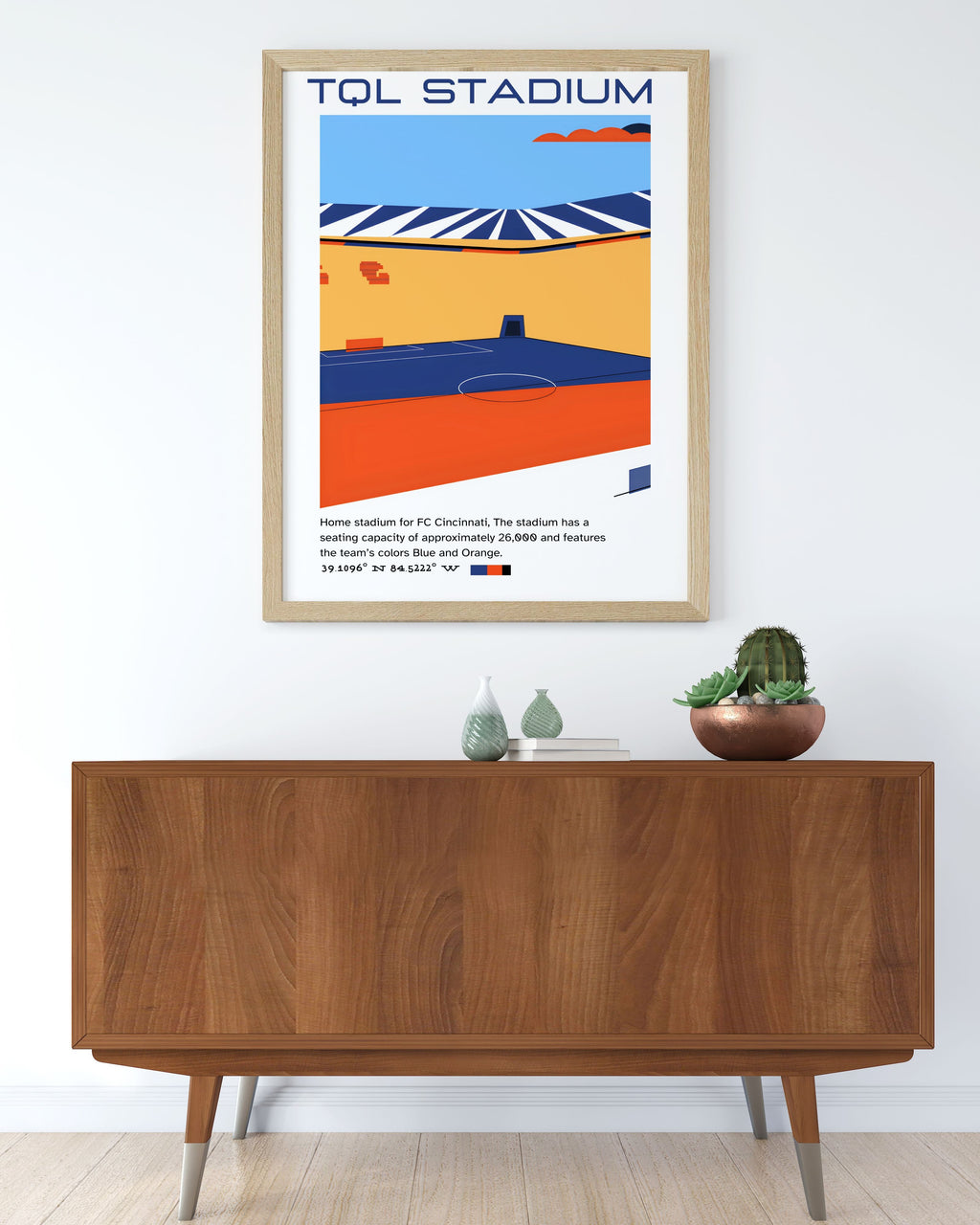 TQL Stadium   Art - FC Cincinnati   Travel Posters - TQL Stadium Perfect Wall Decor-3