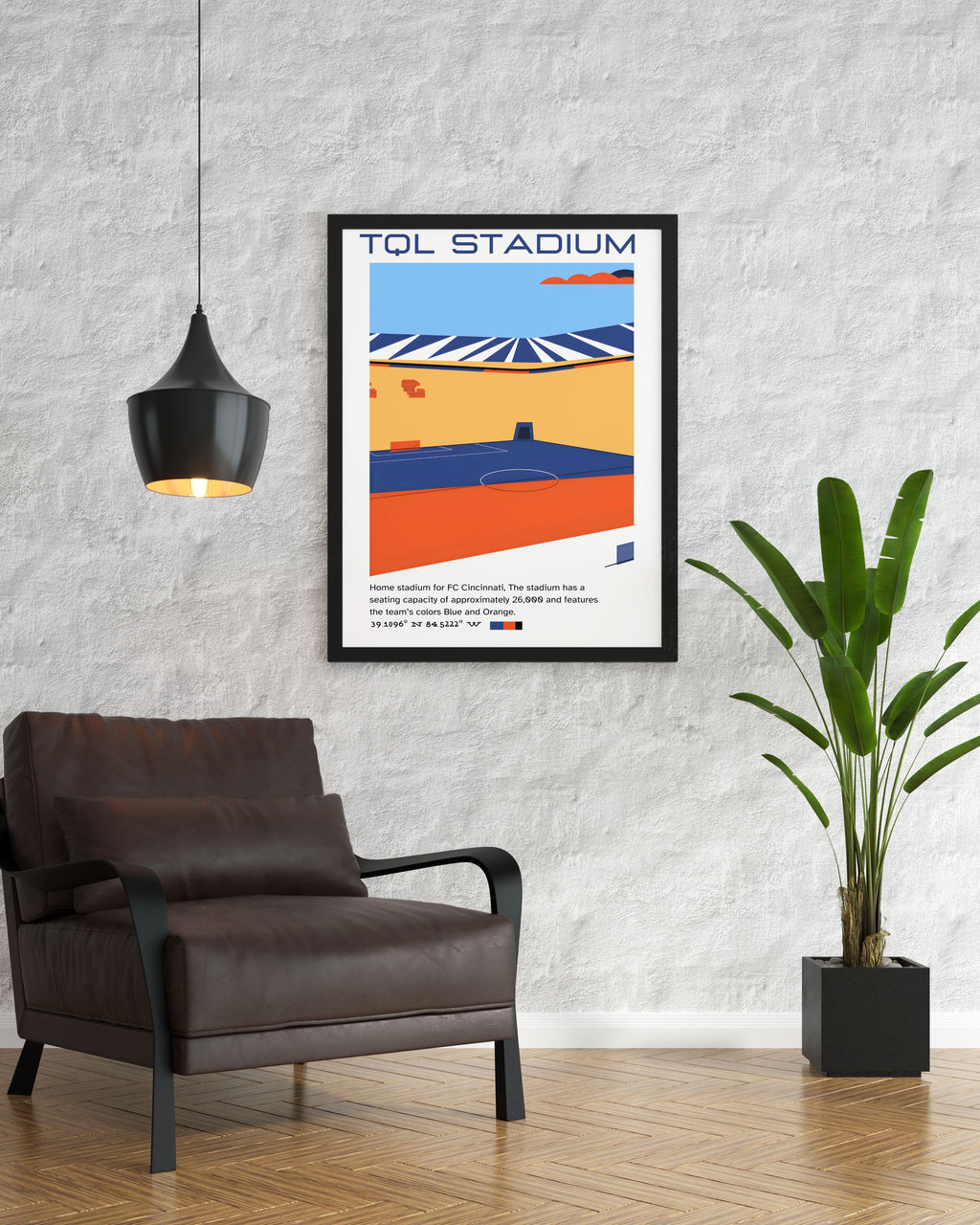 TQL Stadium   Art - FC Cincinnati   Travel Posters - TQL Stadium Perfect Wall Decor-1