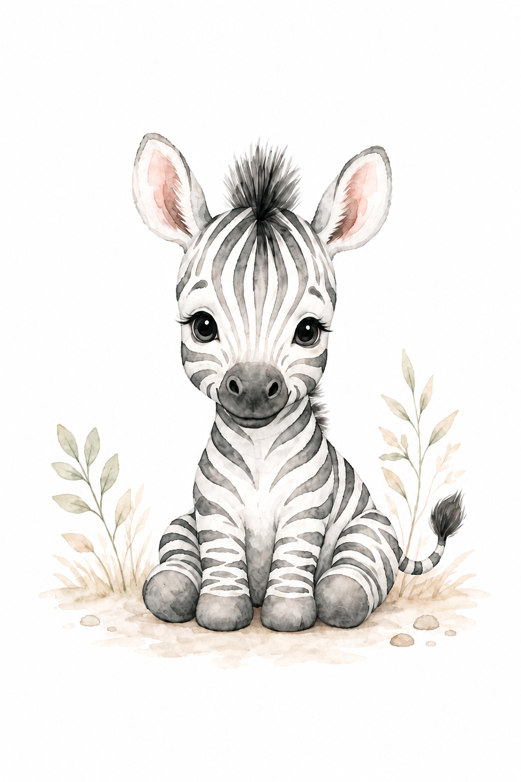 Safari Nursery Wall Art Digital Download Set of 3 | Lion Giraffe Zebra Prints