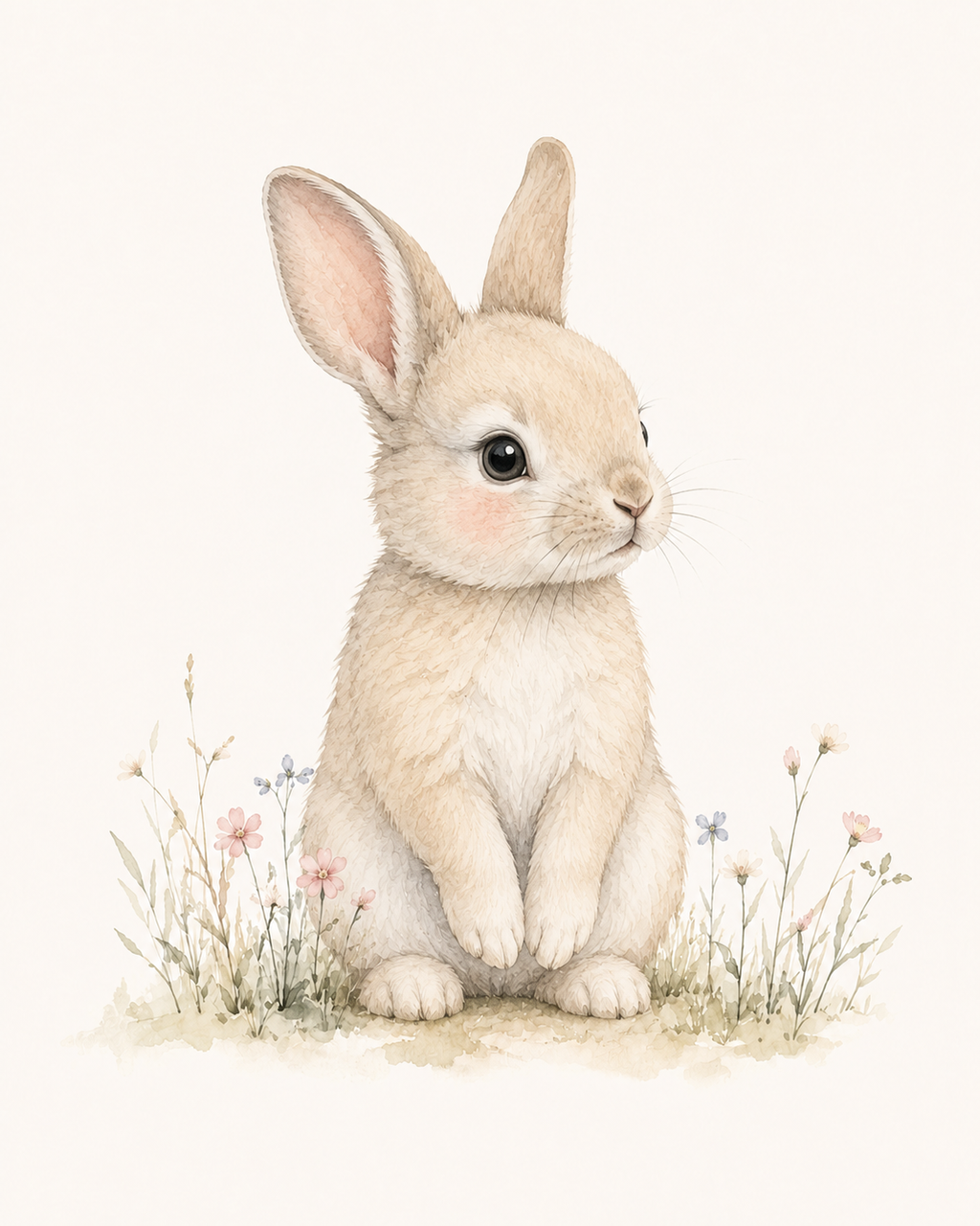 Nursery Animal Wall Art Print Set | Cute Baby Room Prints (Digital)