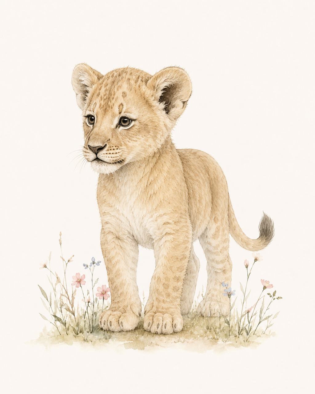 Nursery Animal Wall Art Print Set | Cute Baby Room Prints (Digital)