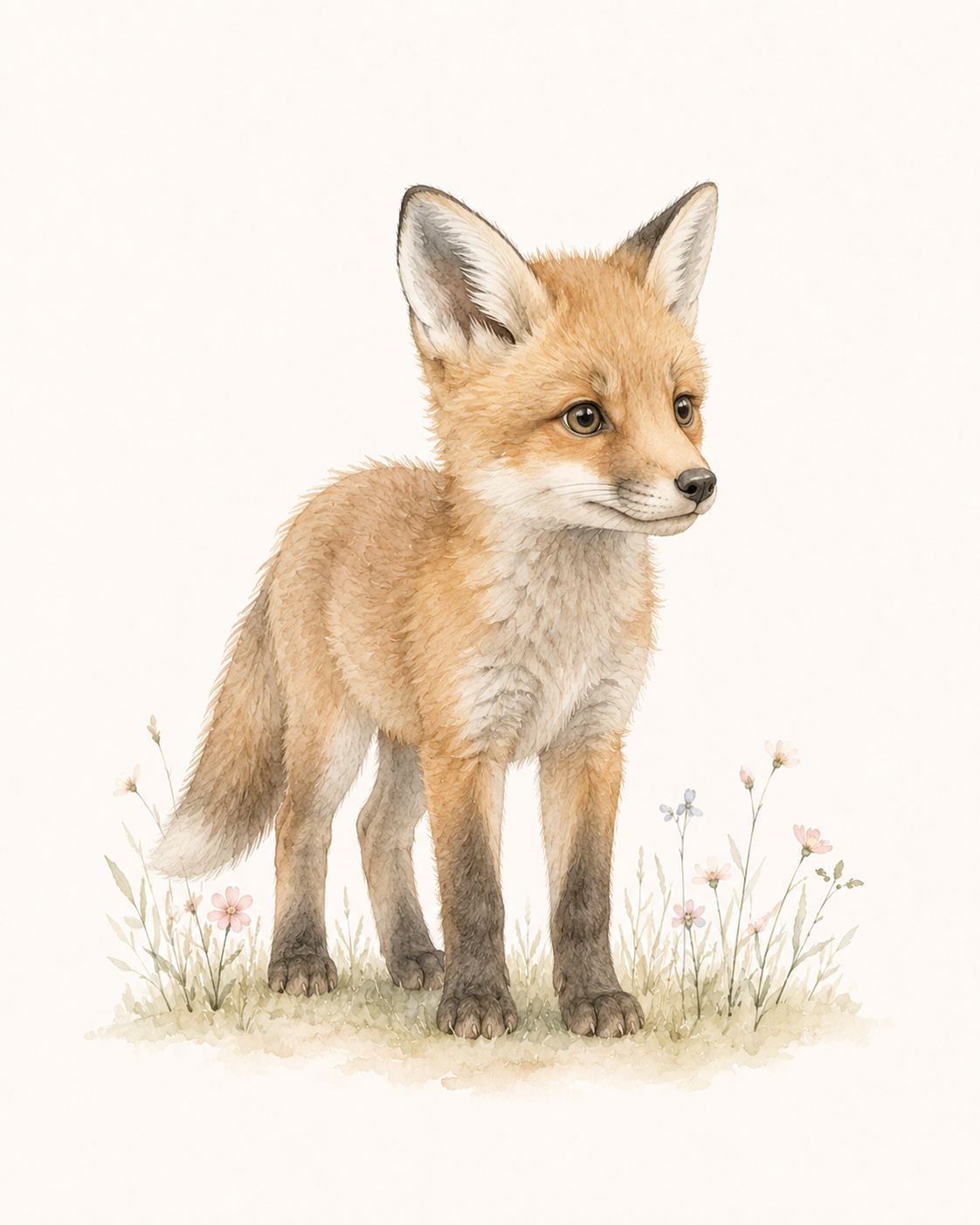 Nursery Animal Wall Art Print Set | Cute Baby Room Prints (Digital)