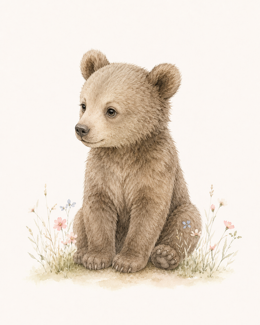 Nursery Animal Wall Art Print Set | Cute Baby Room Prints (Digital)