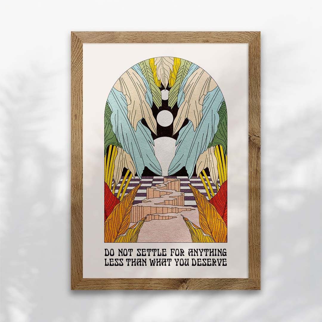 Don't Settle Celestial Art Print-8