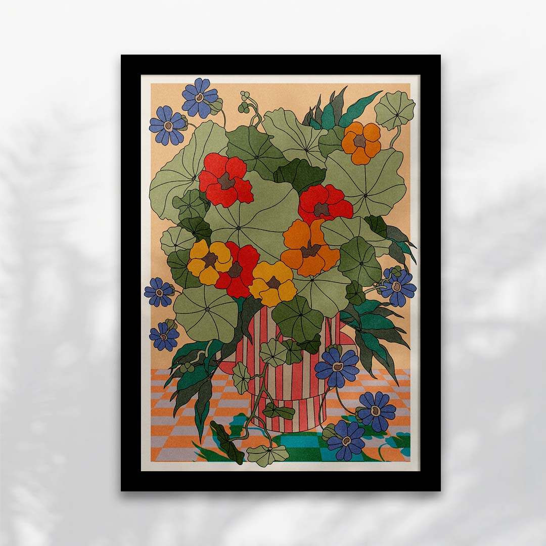 Nasturtiums Plant Art Print-7