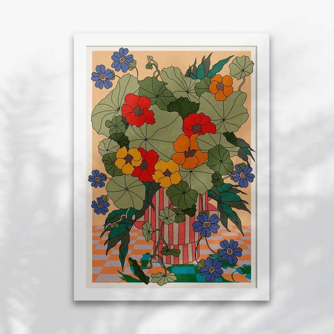 Nasturtiums Plant Art Print-6