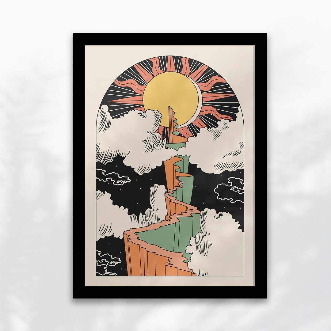 Path to the Sun Art Print-4