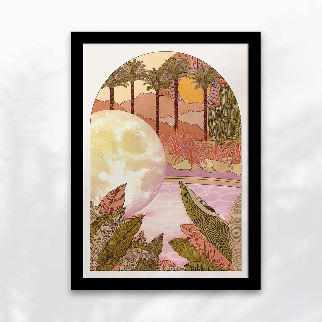 Summer Moon Art Print-6