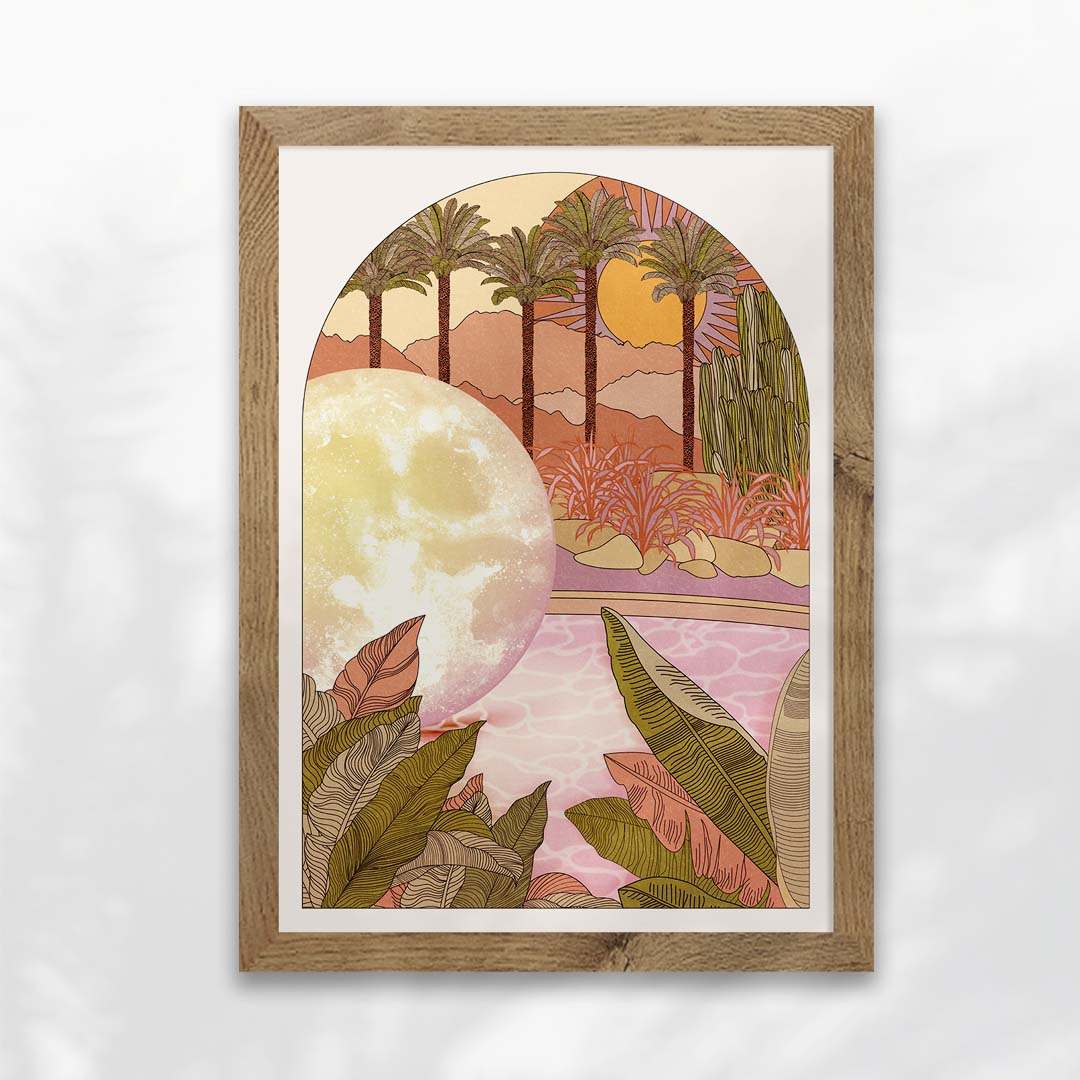 Summer Moon Art Print-5