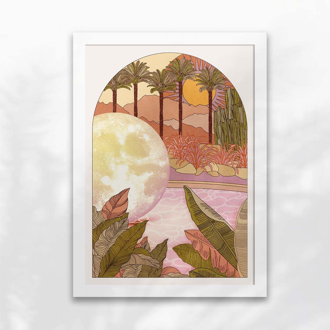 Summer Moon Art Print-7