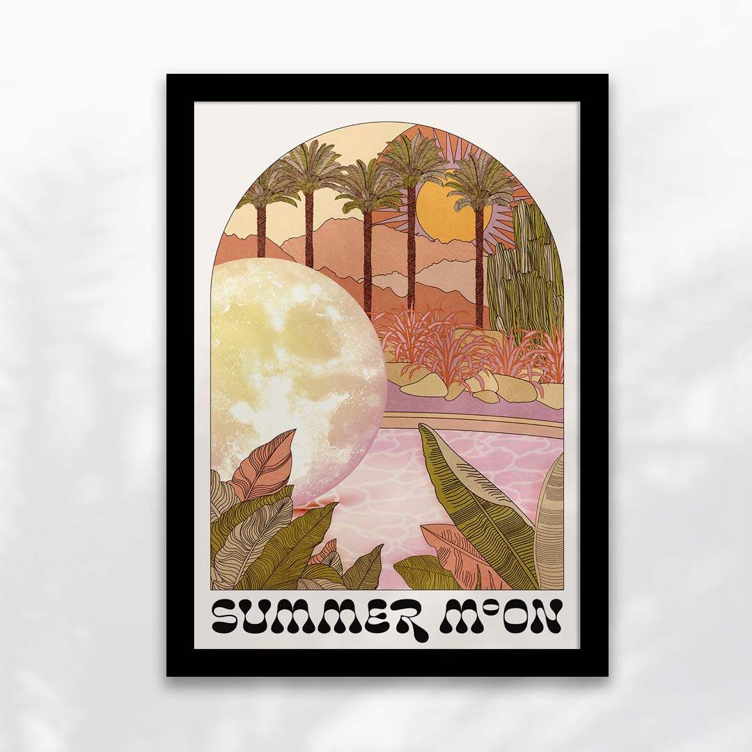 Summer Moon Art Print-9