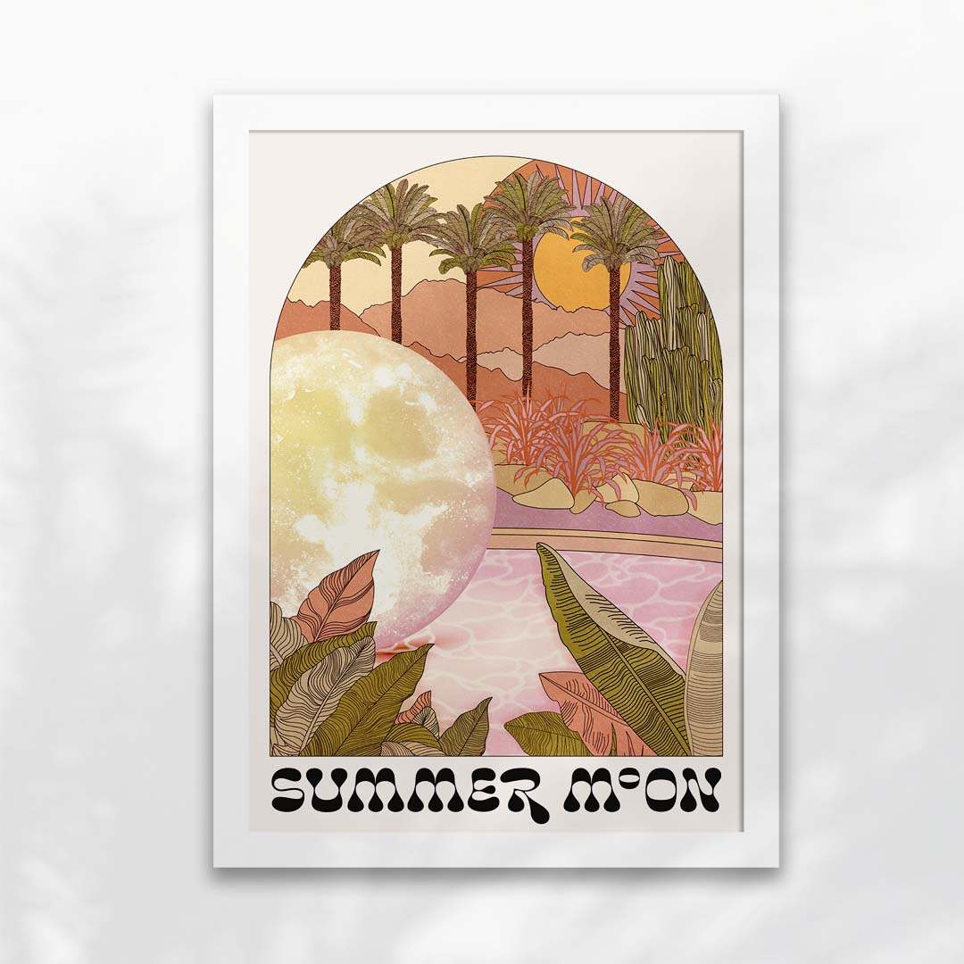 Summer Moon Art Print-10
