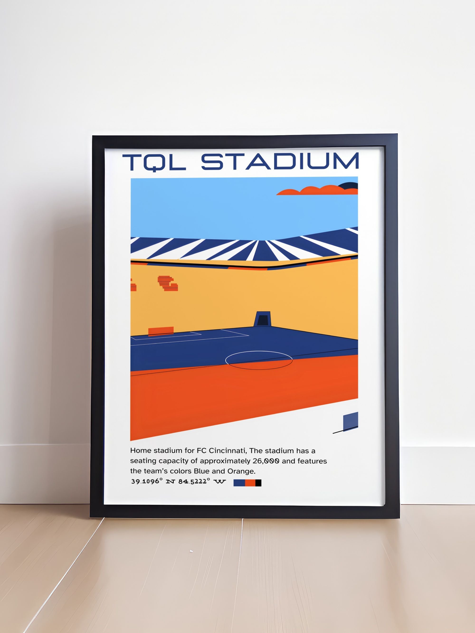 TQL Stadium   Art - FC Cincinnati   Travel Posters - TQL Stadium Perfect Wall Decor-4