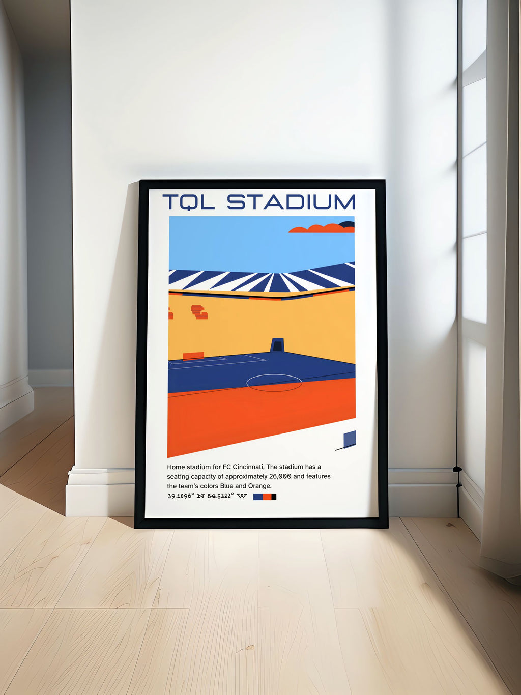 TQL Stadium   Art - FC Cincinnati   Travel Posters - TQL Stadium Perfect Wall Decor-0