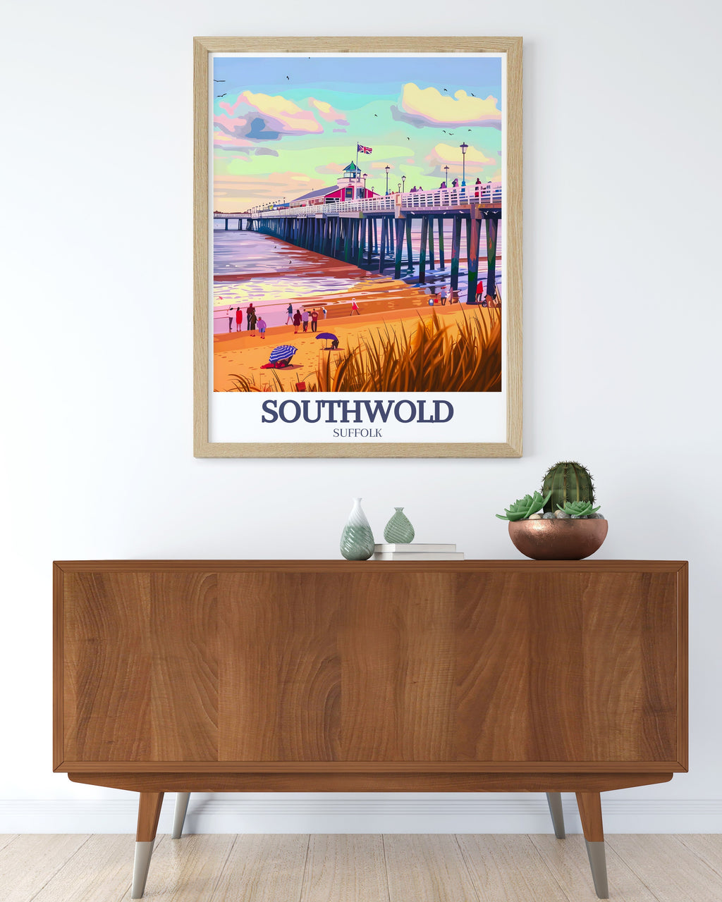 Southwold  Posters - Southwold Pier and North Sea  Art - Suffolk  Home Decor-4