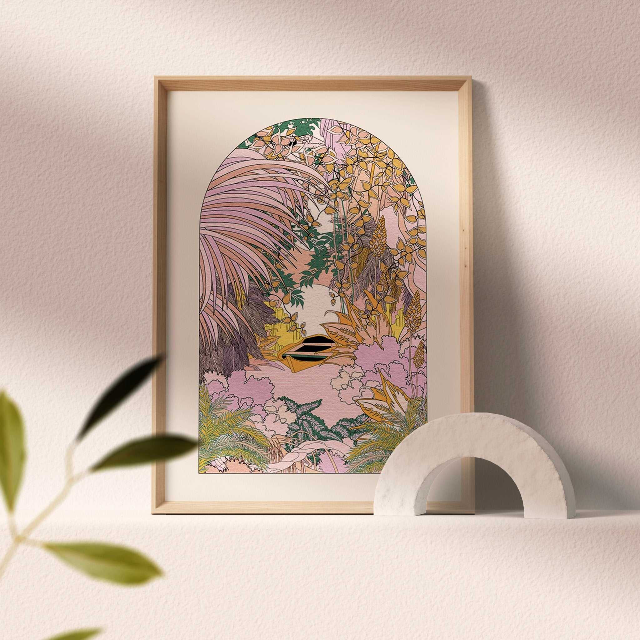 On The River Art Print-0