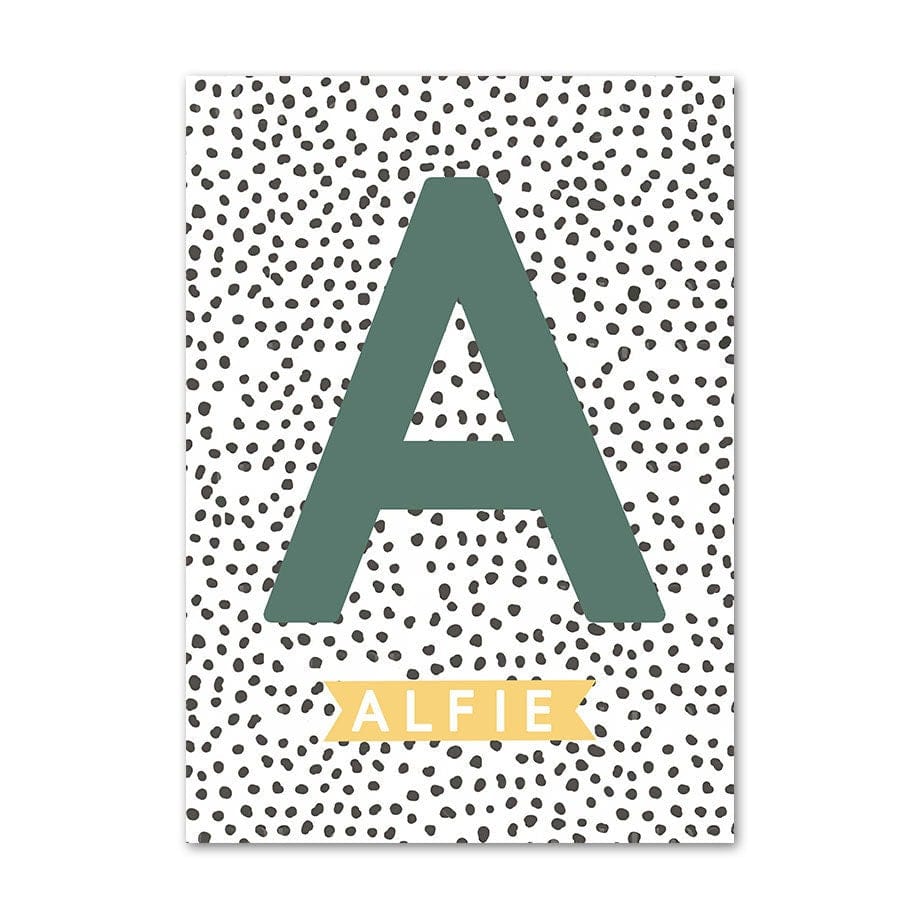 Poster Kinderzimmer Tiere Dschungel Wald · Name Personalisiert · Kinderzimmer Bilder · Wand Deko · Kunst Druck · Deko Print · ohne Rahmen-7