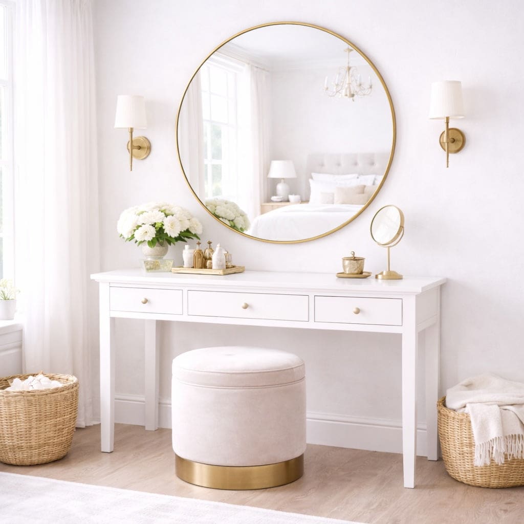 Rei - Extra Large Round Gold Metal Circle Mirror - 120cm x 120cm-2