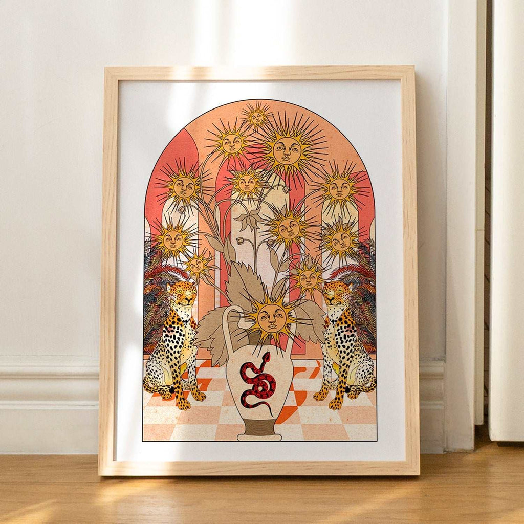 Sun Flowers Art Print