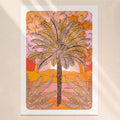 Sunset Palm Art Print