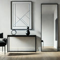 Takara - Full Length Black Metal Rectangle Mirror - 150cm x 60cm-0