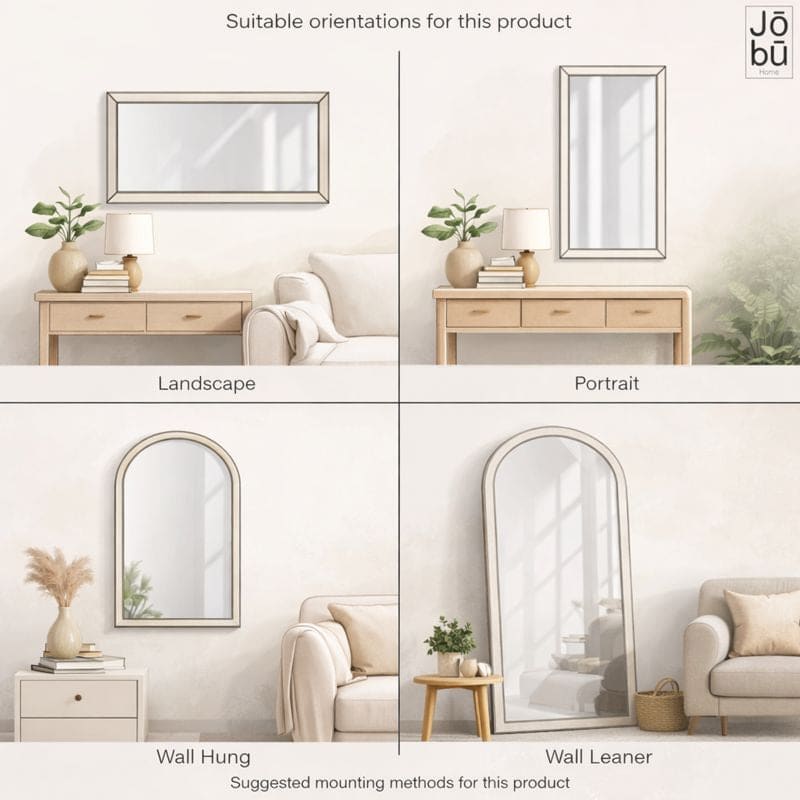 Takara- Full Length Gold Metal Rectangle Mirror - 160cm x 60cm-4