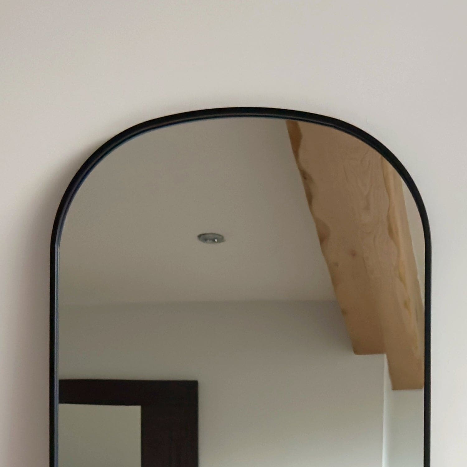 Yoko - Black Metal Gentle Arch Mirror - 150cm x 60cm-2