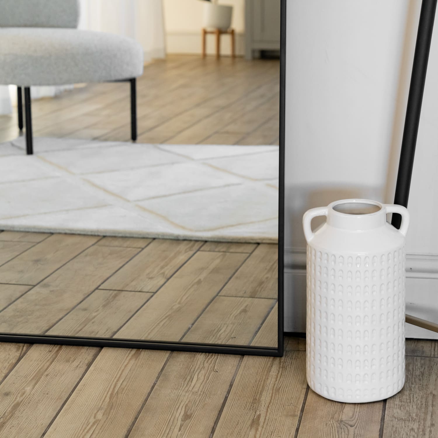 Yoko - Black Metal Gentle Arch Mirror - 200cm x 120cm-1