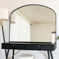 Yoko - Black Metal Gentle Arch Mirror - 95cm x 120cm-0