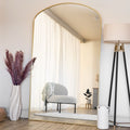 Yoko - Gold Metal Gentle Arch Mirror - 200cm x 120cm-0