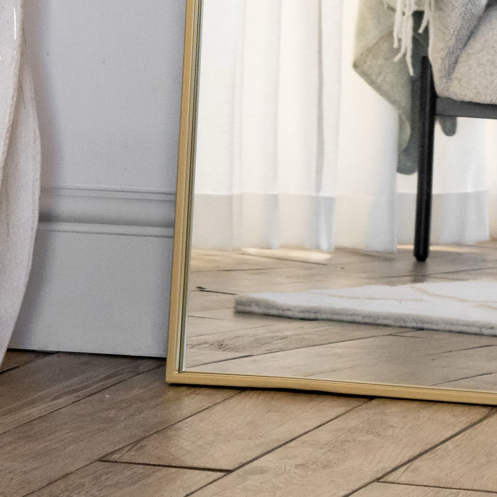 Yoko - Gold Metal Gentle Arch Mirror - 200cm x 120cm-1